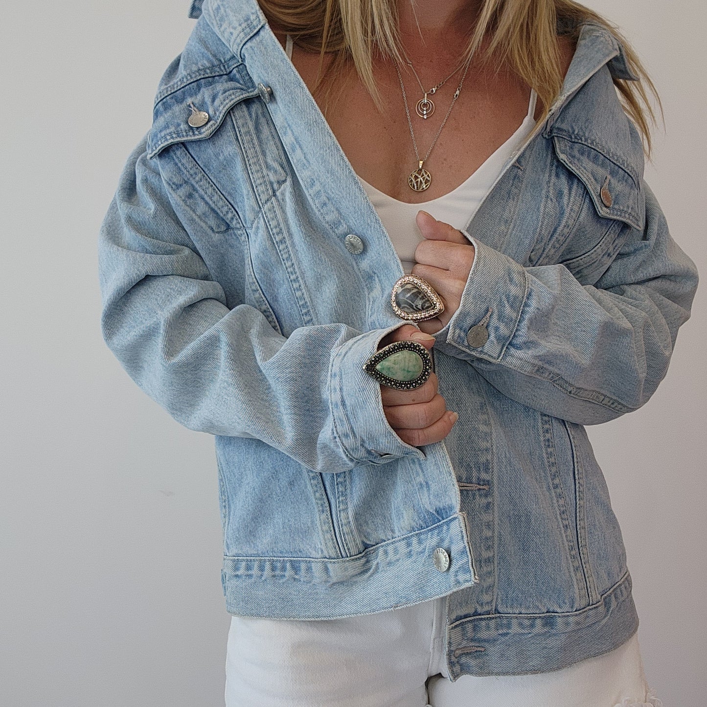 Blue Denim Jacket S