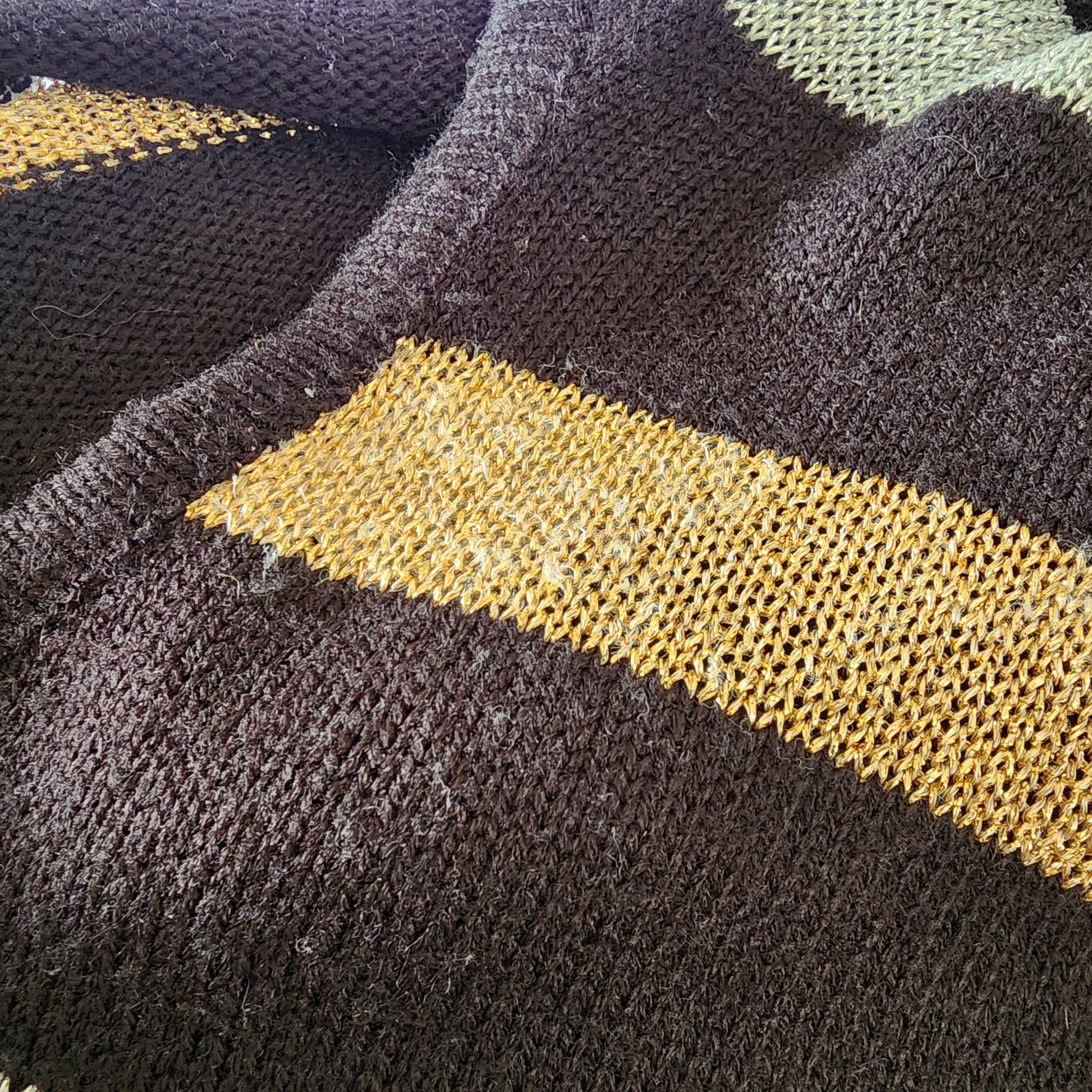 Vintage metallic knit, lightweight black bronze and silver jumper. wilsonavenue.au