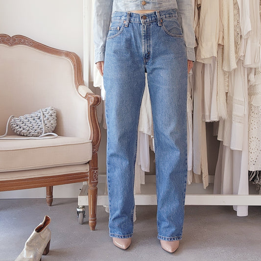 Levi's 504 Blue Denim Jeans 9-10