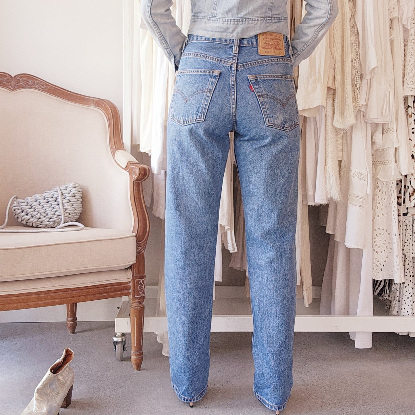 504 Blue Denim Jeans 9-10