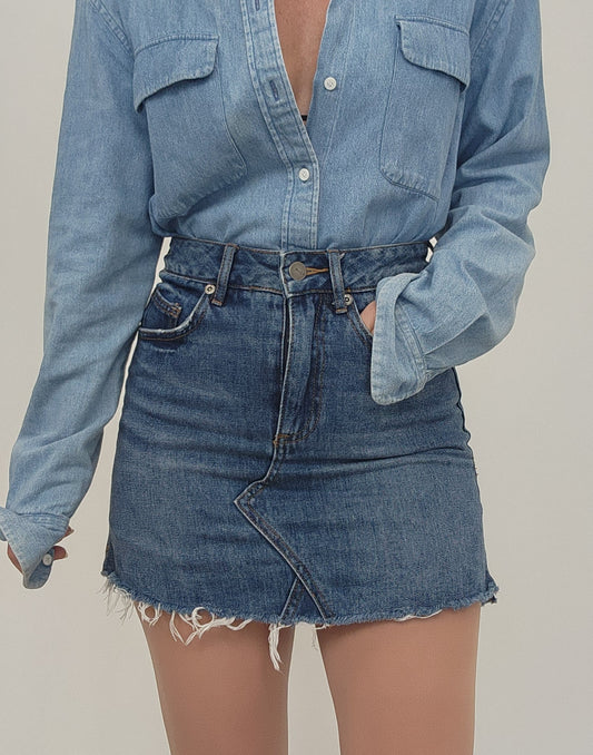 RVCA High Waist Vintage Inspired Skirt 24/6 AU