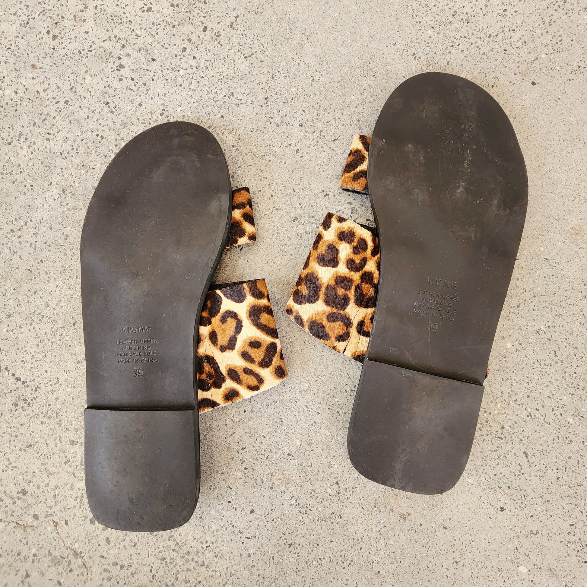 Animal print Alias Mae flat slides size 39 online at Wilsonavenue.au