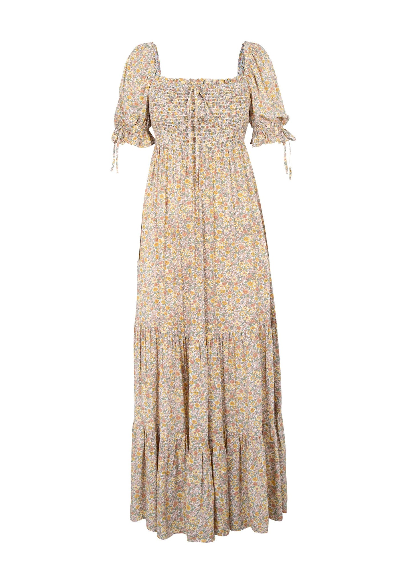 Worn Auguste the Label Josie Molly Maxi Dress in soft florals, size M