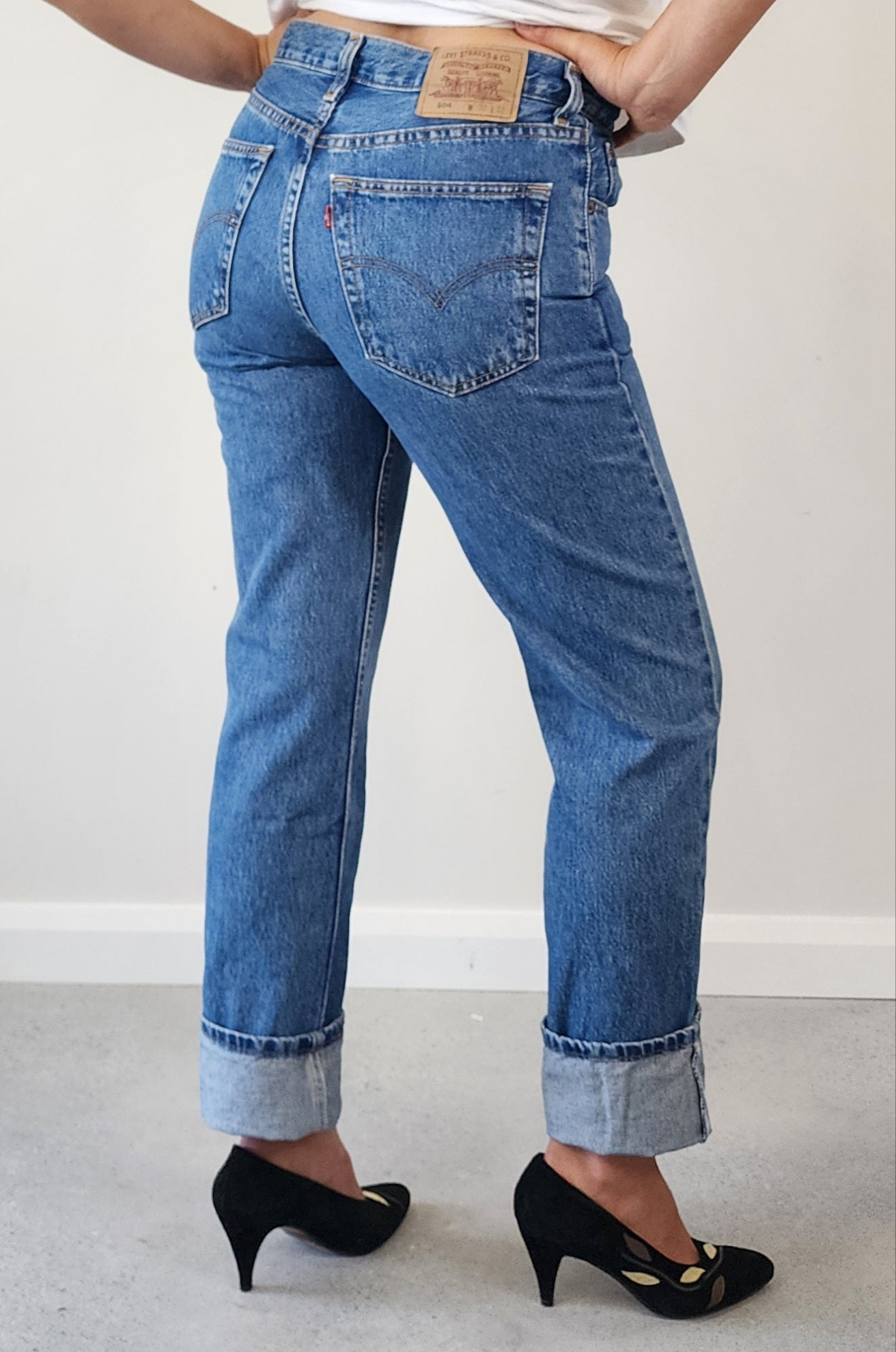 504 Blue Denim Jeans 11-13