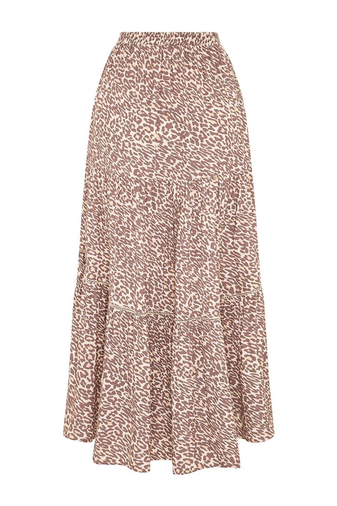 Kivari Alena maxi skirt, in leopard print size xs