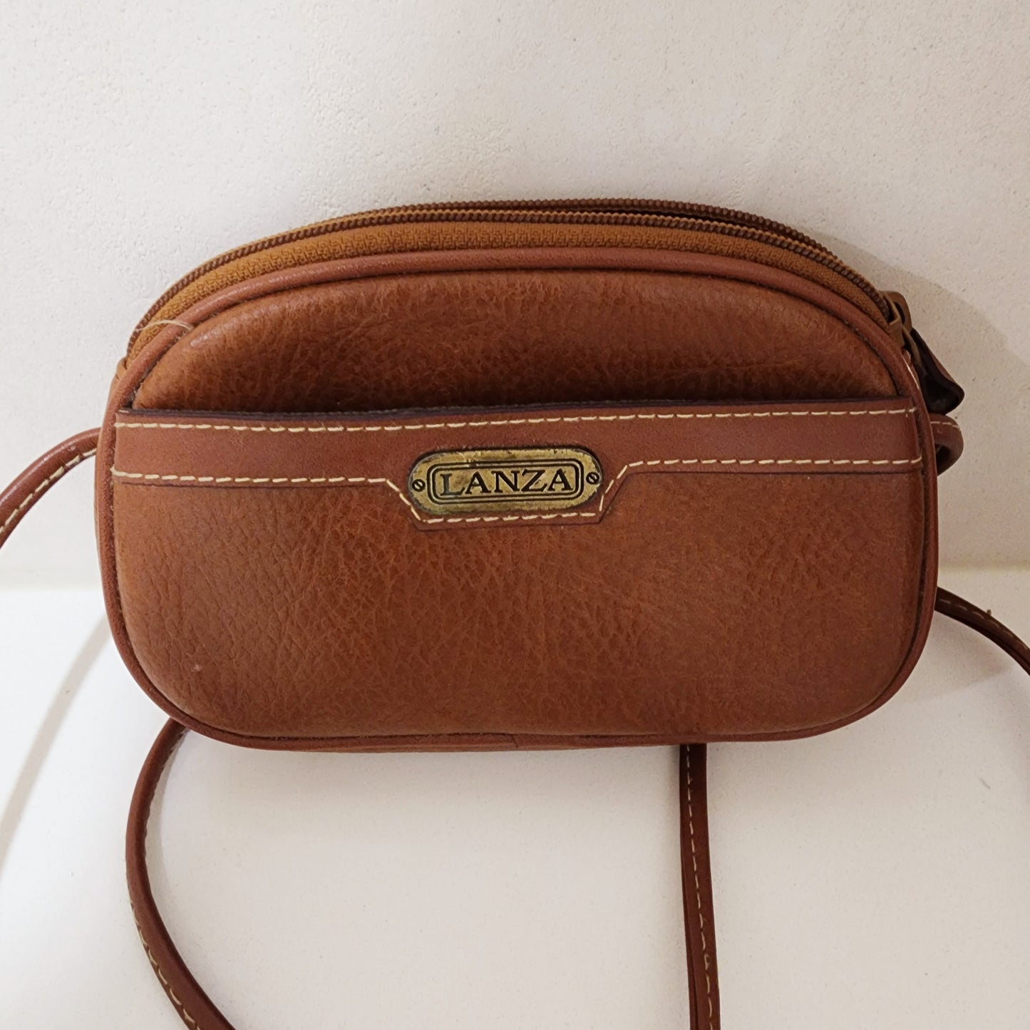 Vintage Lanza 90's Vinyl Cross Body Bag