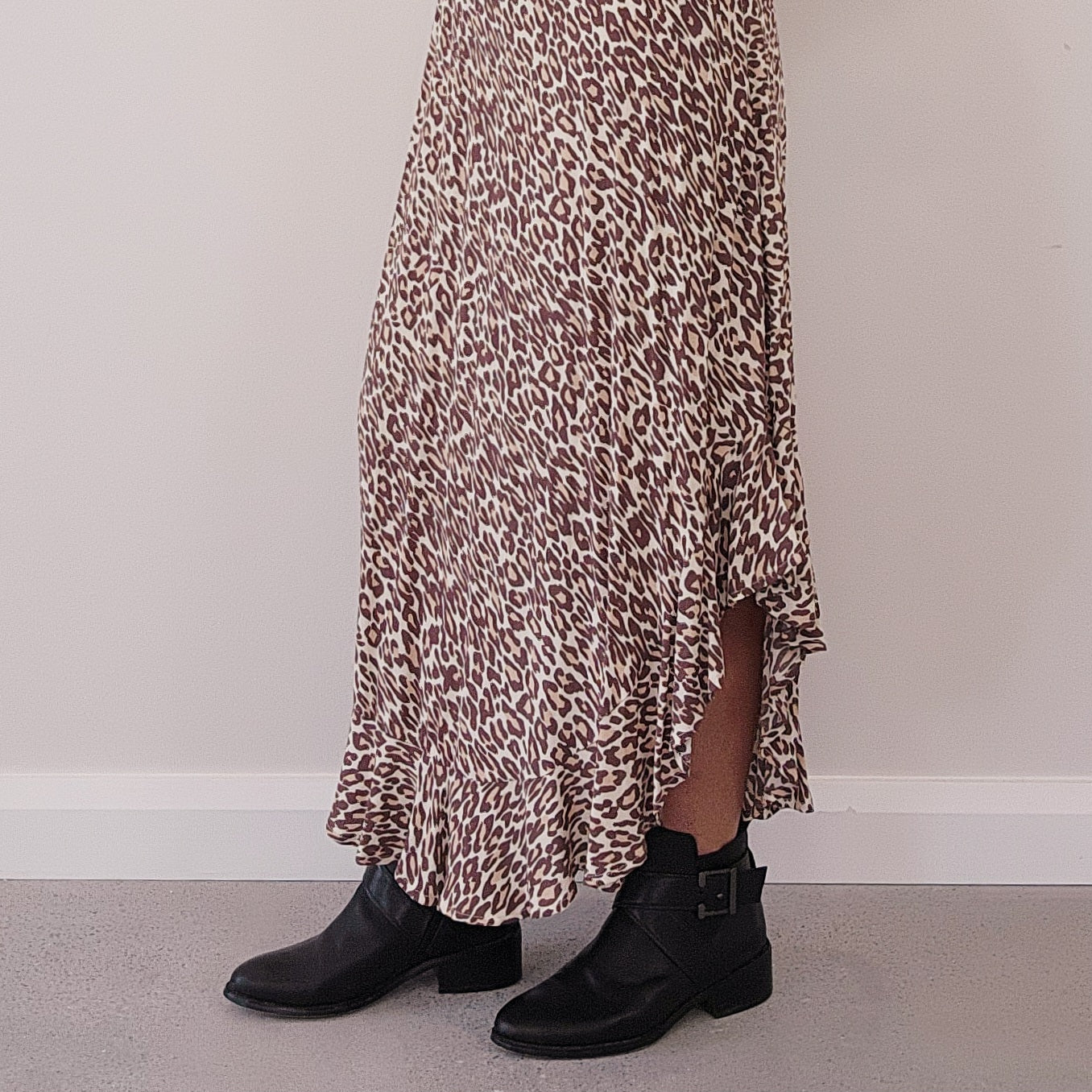 Brand new Kivari Alena animal print slip dress