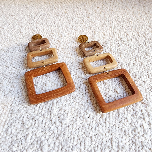 Roux Wooden Earrings
