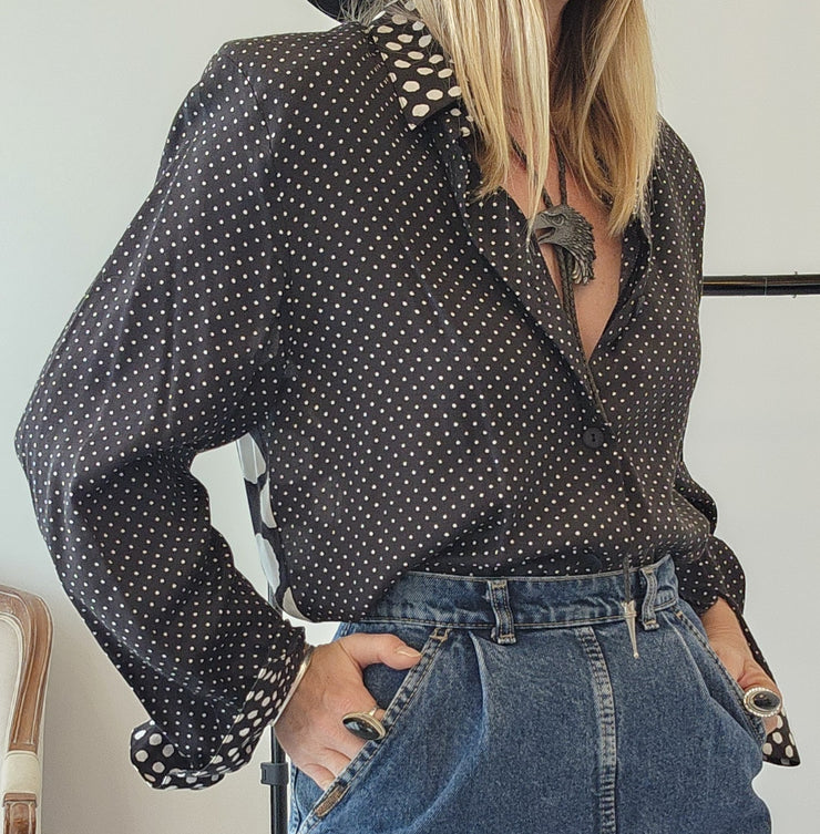 Vintage FABERGE Denim Skirt 8