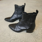 VAGABOND Black Leather Boots 37/6
