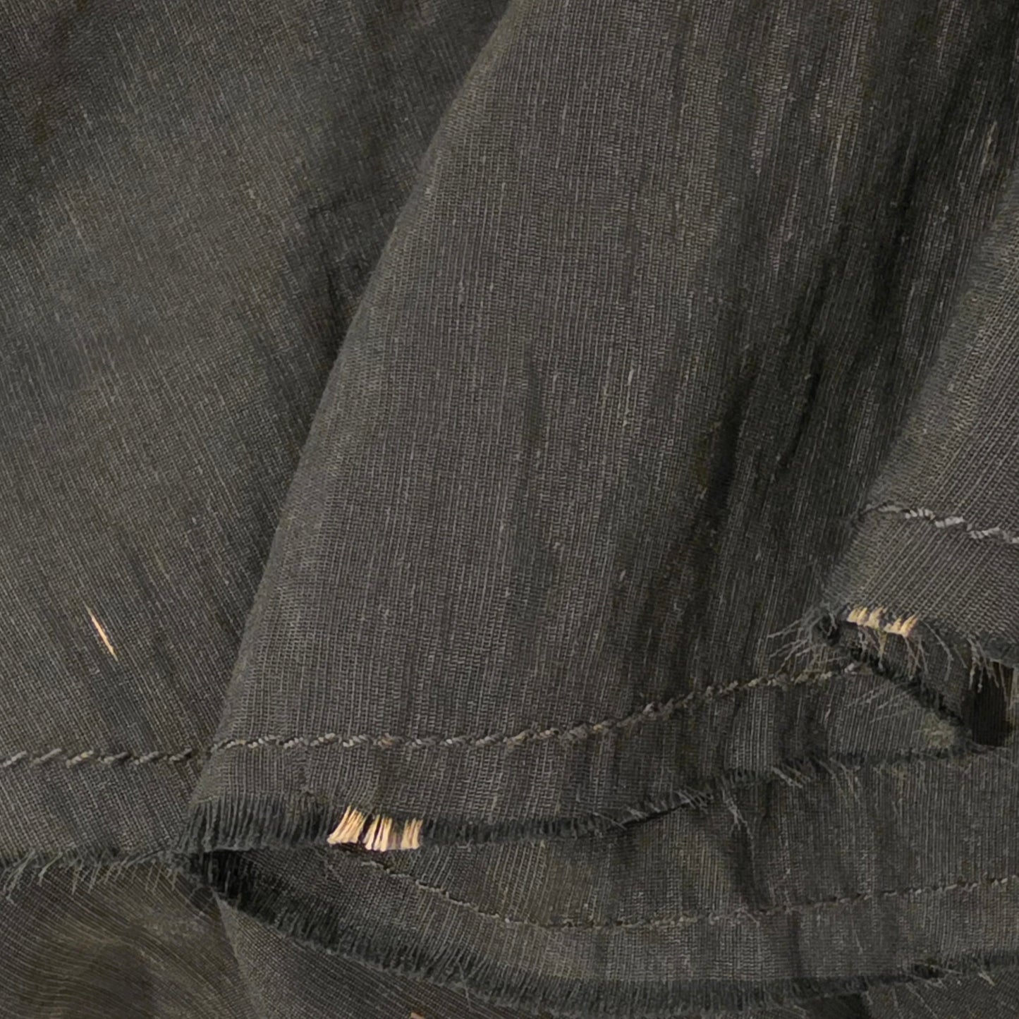 Close up vies of the Aje aquiline gown, showing the slight colour variances that were present with purchase.
