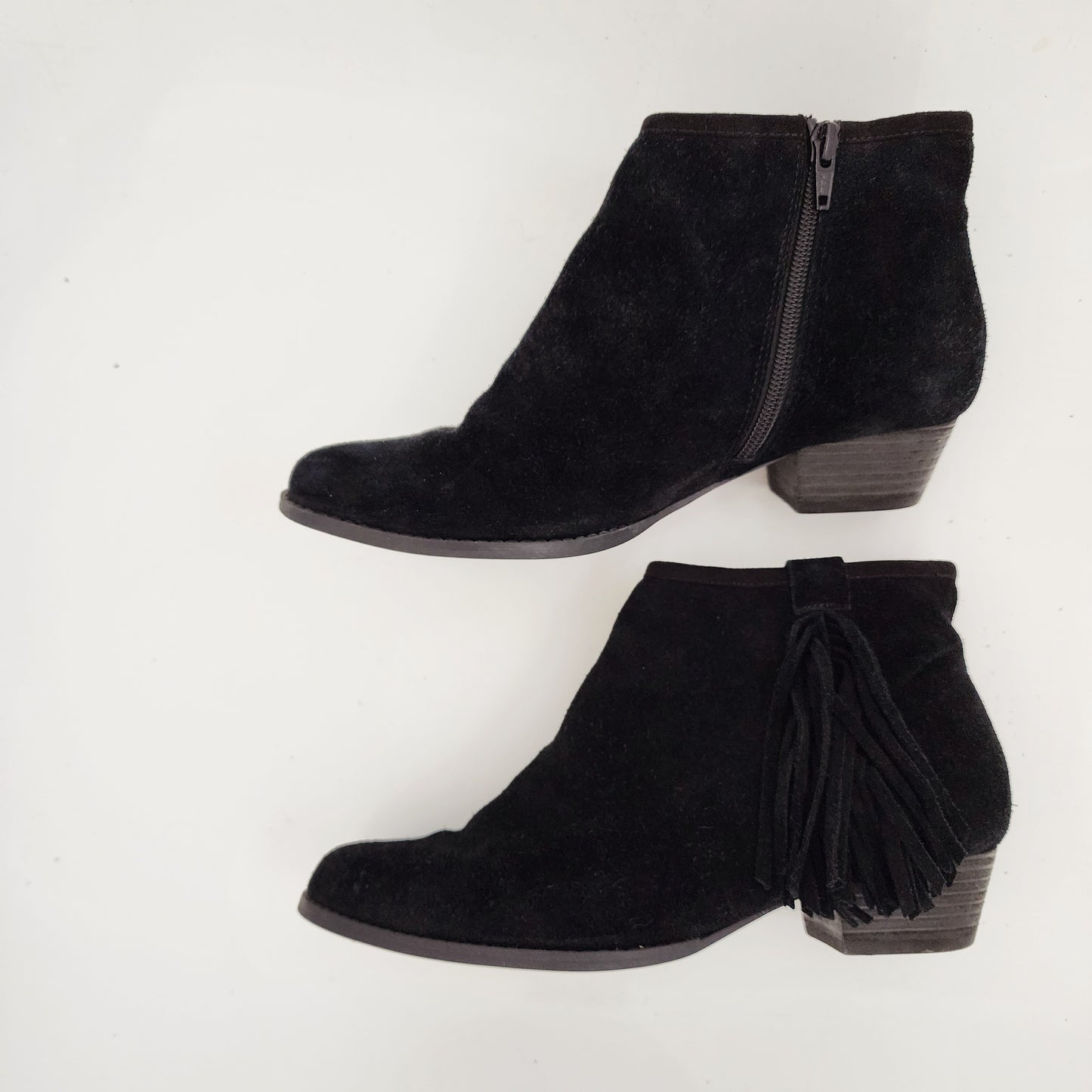 Miss Kg fringe suede ankle boots