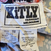 Kitly Fashions Vintage floral dress in size 16. Available online at Wilson Avenue