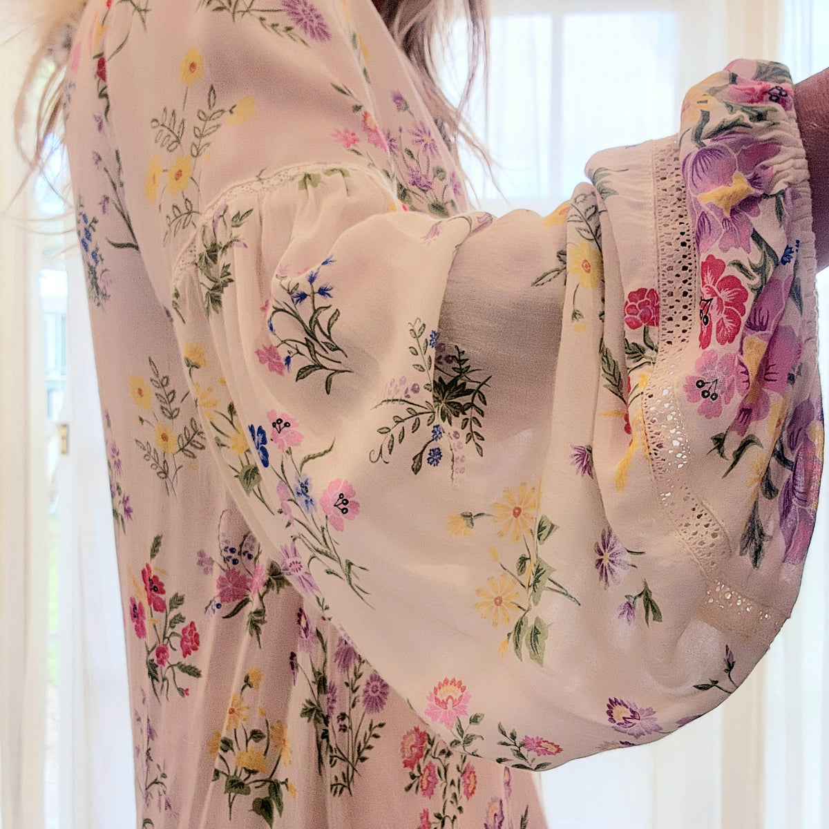 Spell Posy Long Sleeve Dress S