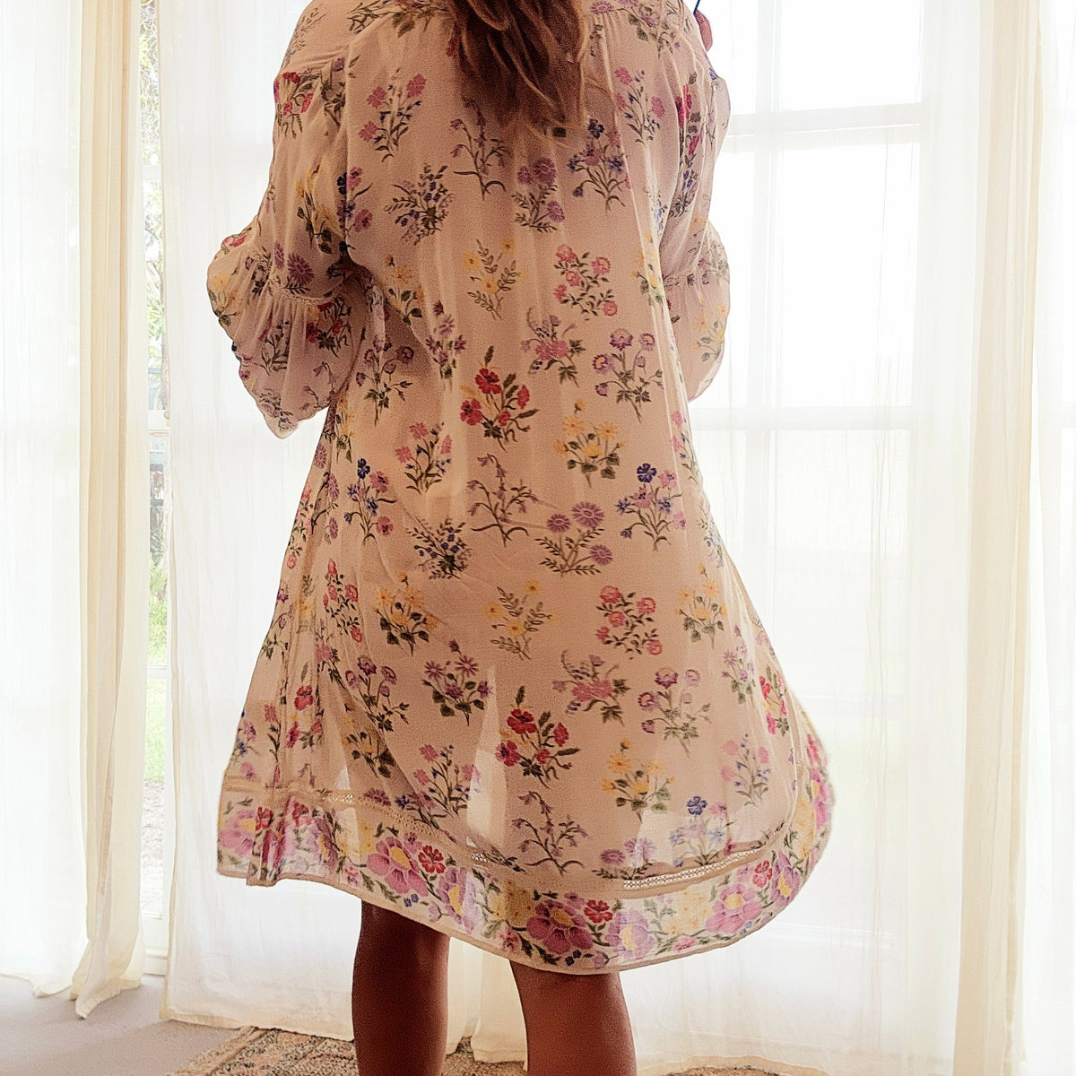 Spell Posy Long Sleeve Dress S