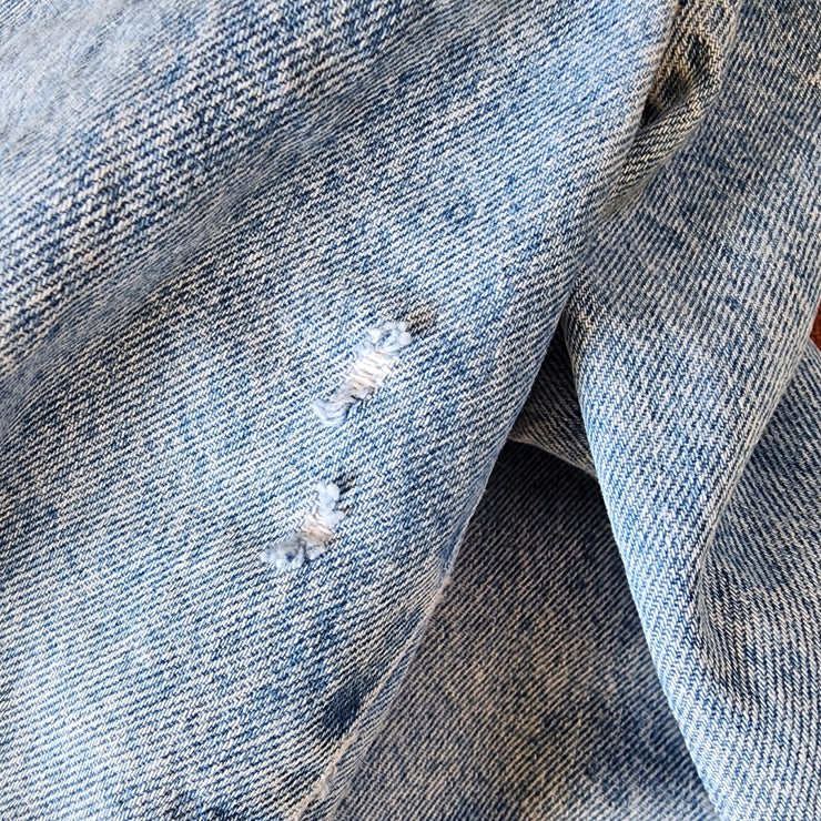80's 90's Calvin Klein jeans. High waisted blue denim, with a pleated front in a Mum style size 9-10