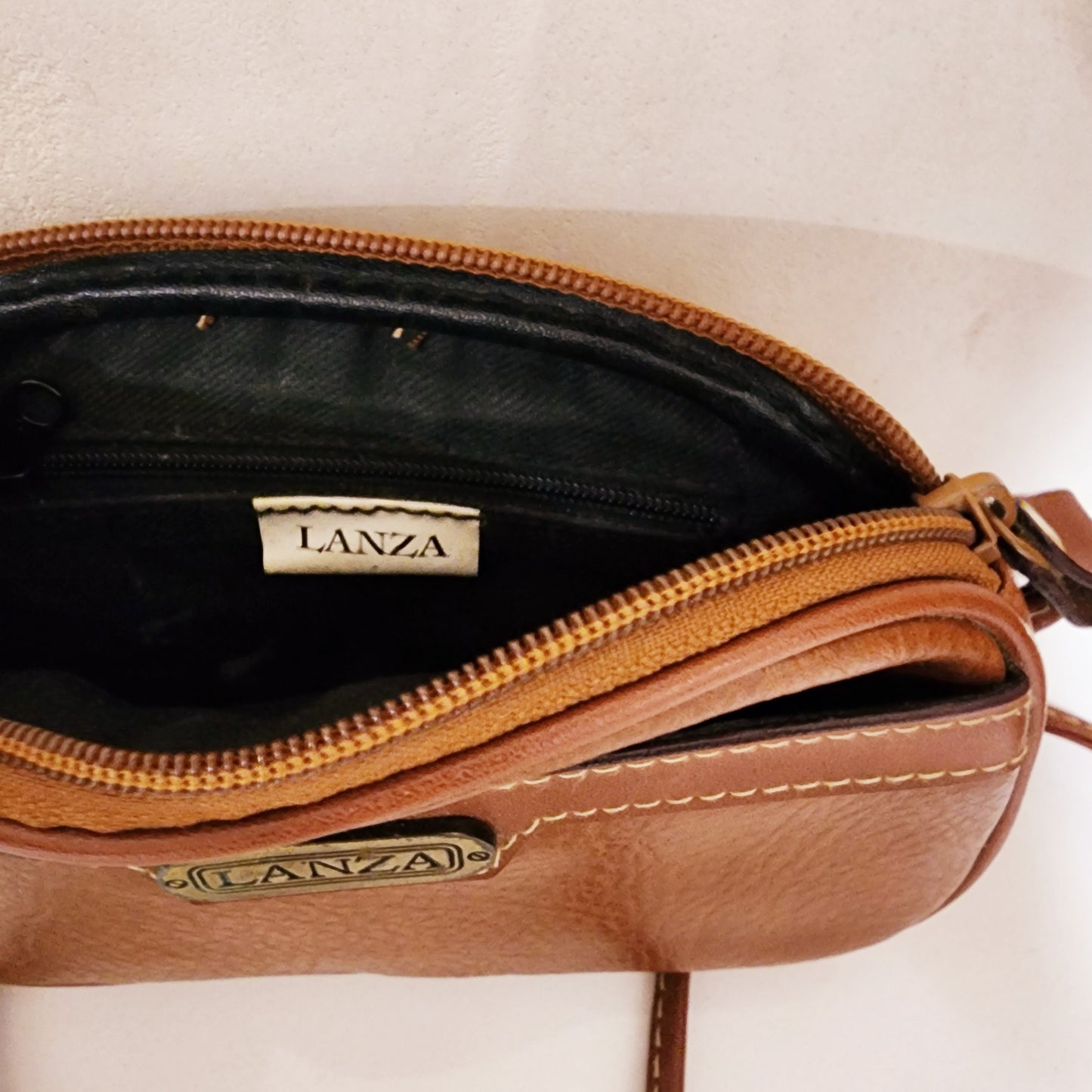 Vintage Lanza 90's Vinyl Cross Body Bag