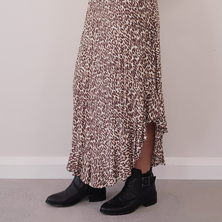 Brand new Kivari Alena animal print slip dress