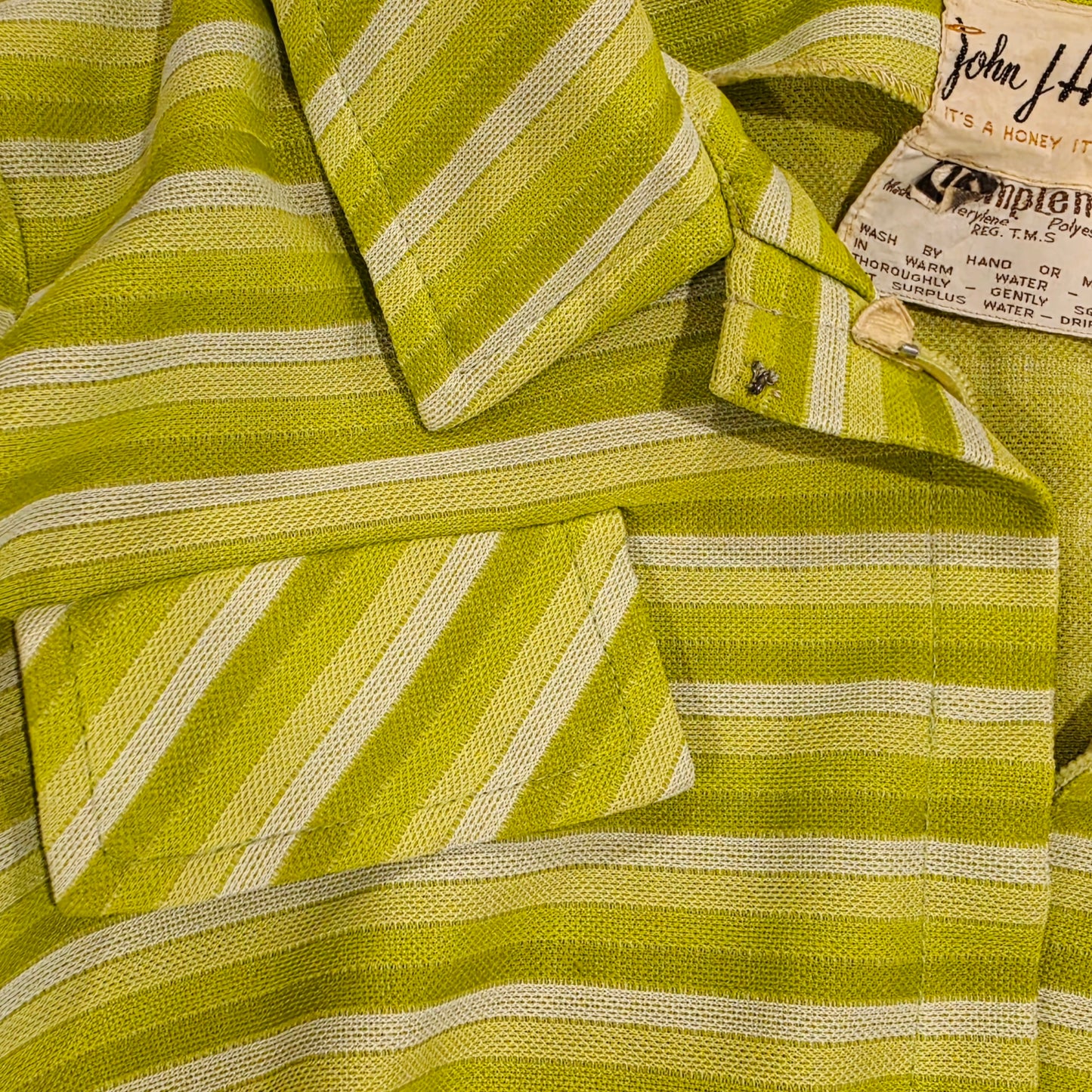 Vintage 1960s 70s John J Hilton Dress (Approx 12)