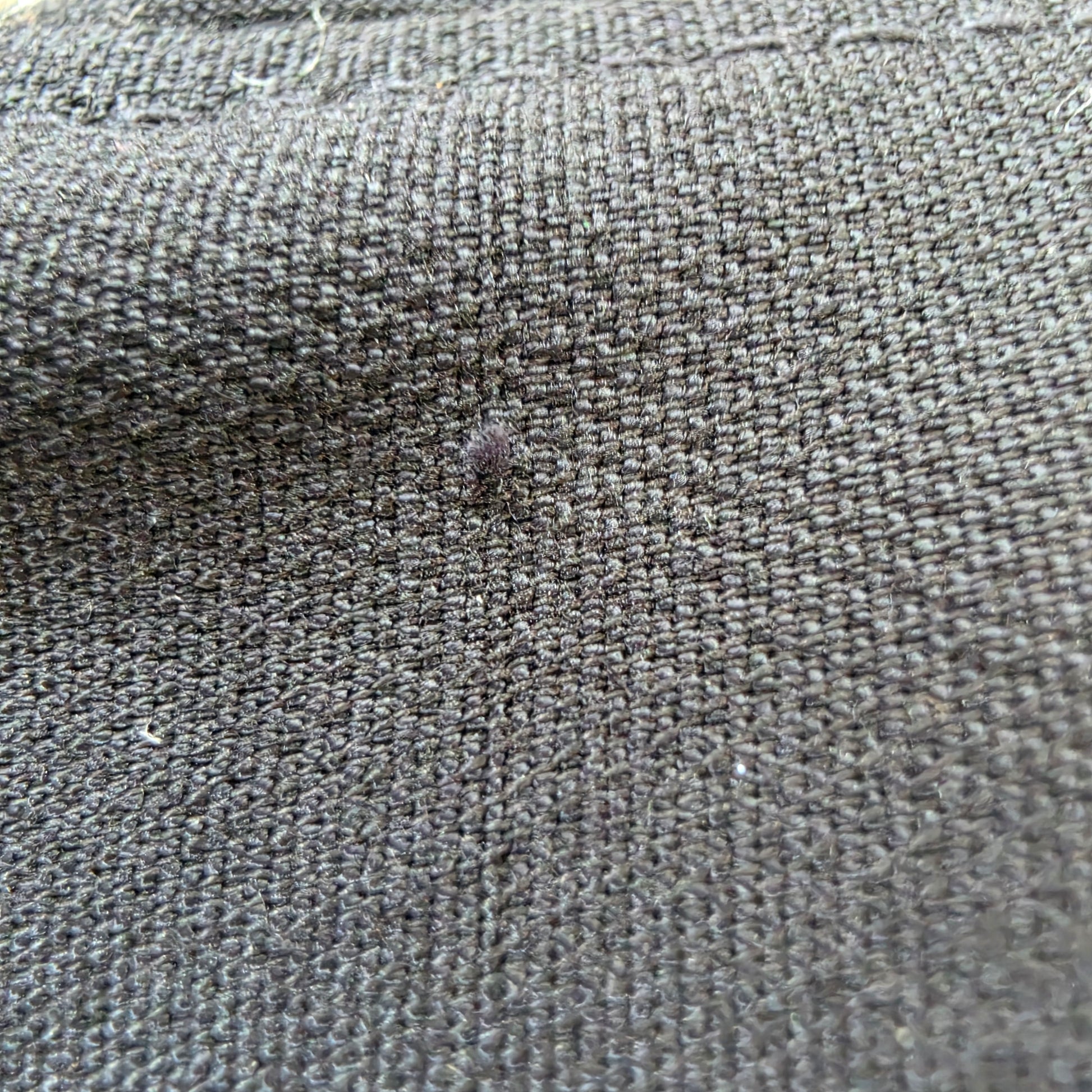 SIR Andre dress black close up of small fabric pull on bodice